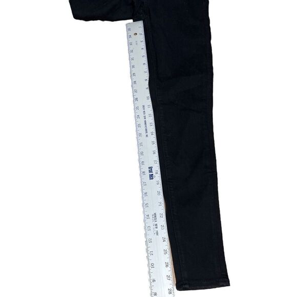 American Eagle Jeans Women’s 2 Next Level Stretch Black Skinny High Rise Denim - Picture 3 of 9